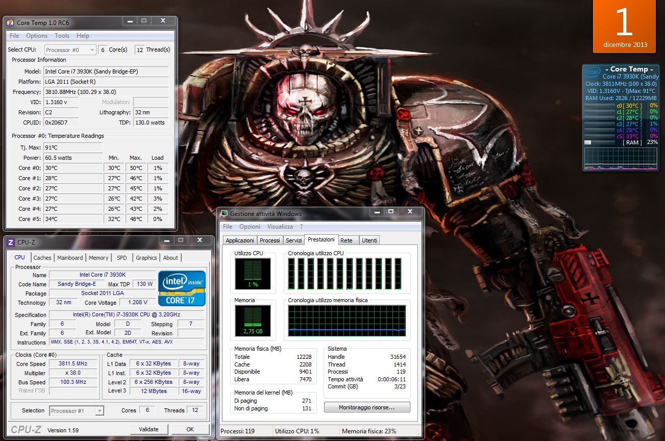 LUCIFER IDLE NFF12 1540RPM 3.8GHz 19gradi